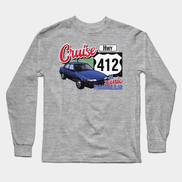 Cruise Highway 412 Long Sleeve T-Shirt by rt-shirts